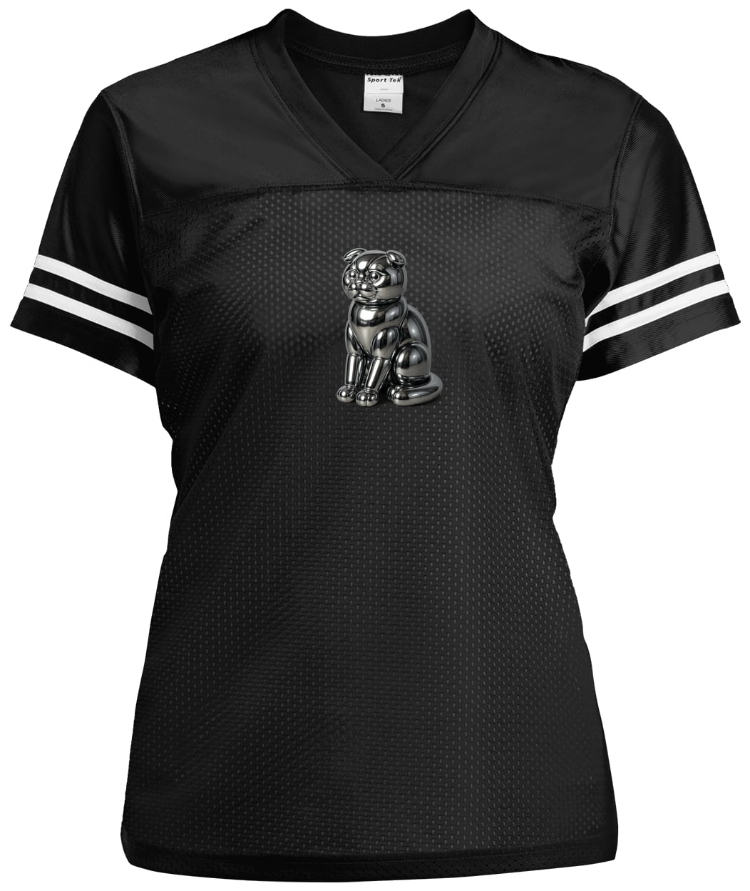 LST307 Sport-Tek Ladies' Replica Jersey - Black/White