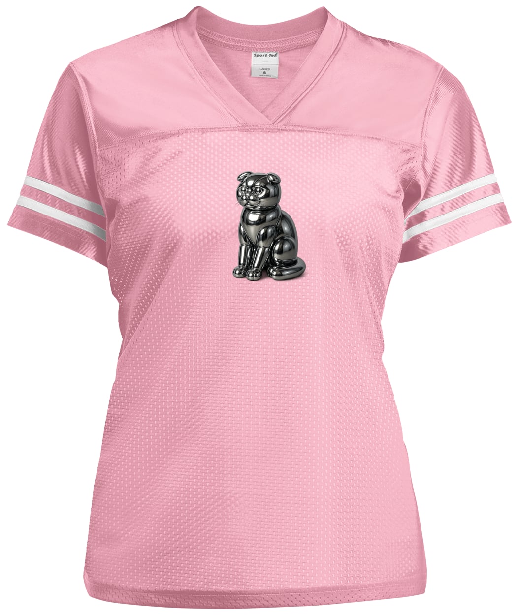 LST307 Sport-Tek Ladies' Replica Jersey - Light Pink/White