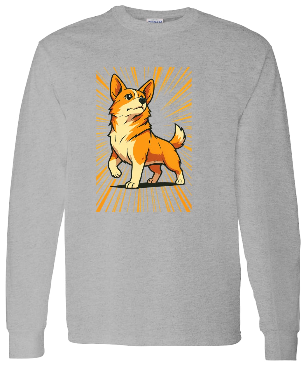 G540 LS T-Shirt 5.3 oz. - Sport Grey