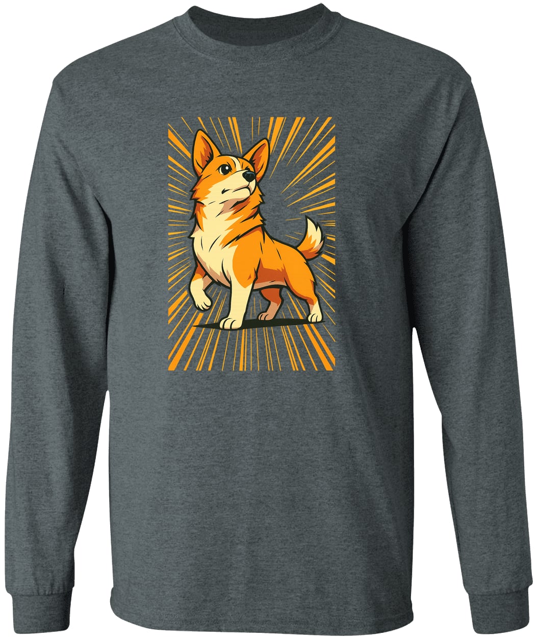 G540 LS T-Shirt 5.3 oz. - Dark Heather