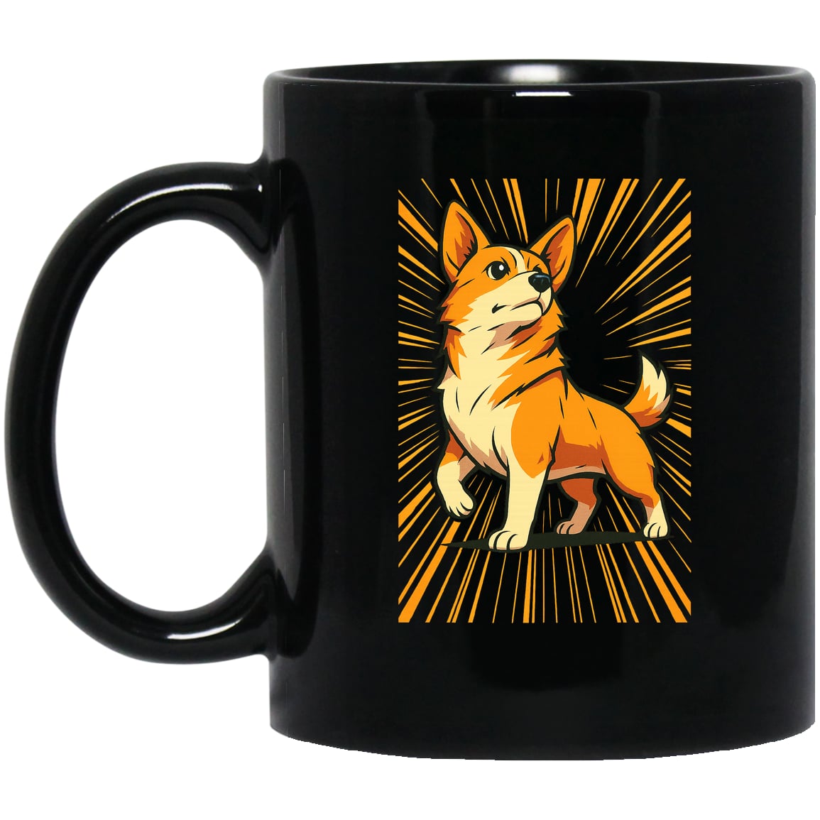 BM11OZ 11oz Black Mug Design Preview