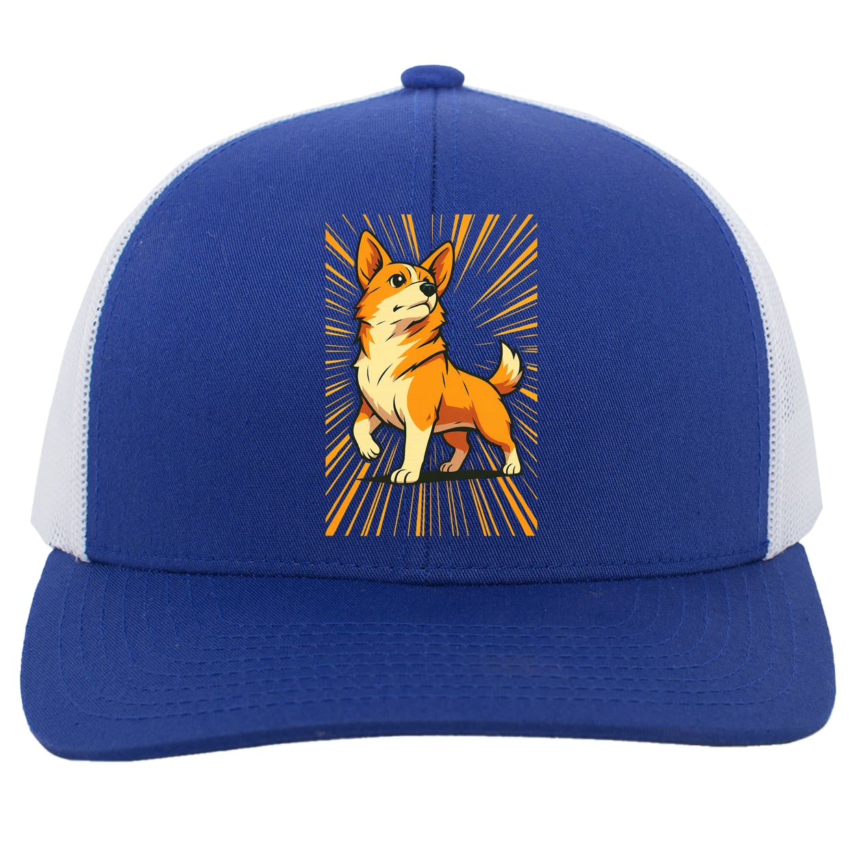 104C Trucker Snap Back - Royal/White