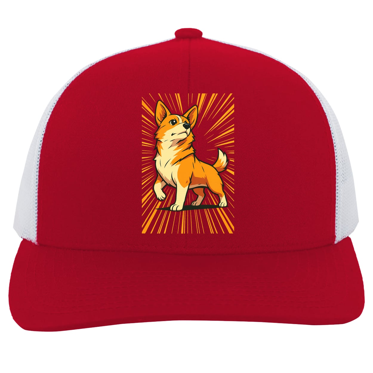 104C Trucker Snap Back - Red/White