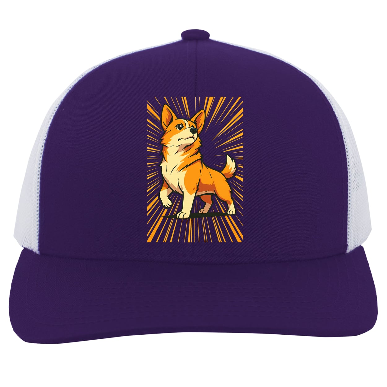 104C Trucker Snap Back - Purple/White