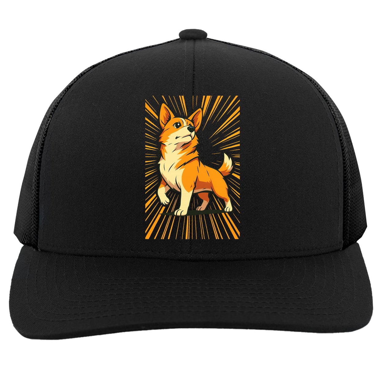 104C Trucker Snap Back - Black