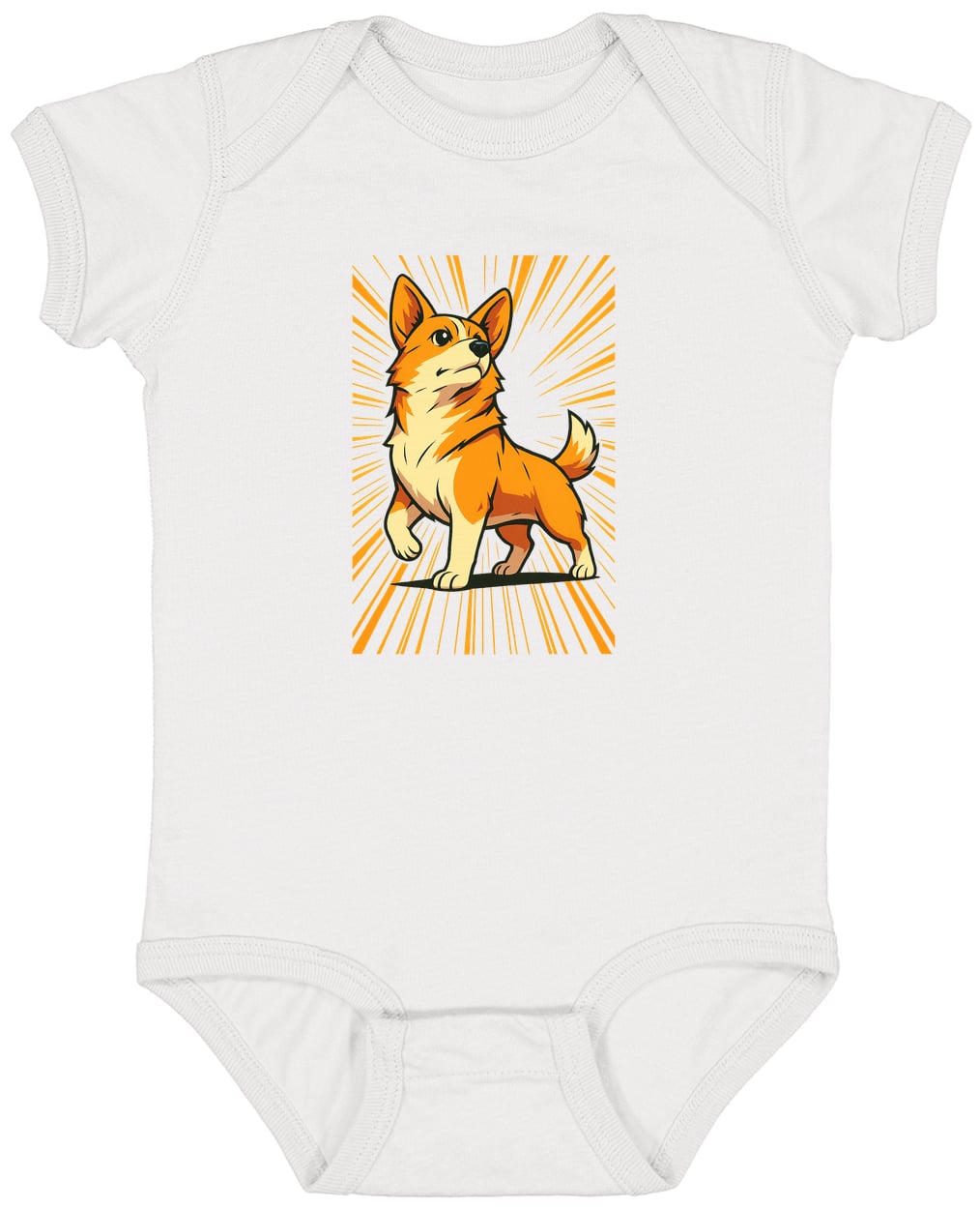 4424 Infant Fine Jersey Bodysuit - White