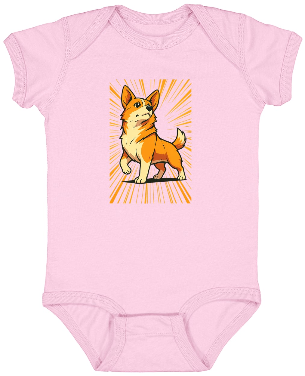 4424 Infant Fine Jersey Bodysuit - Pink
