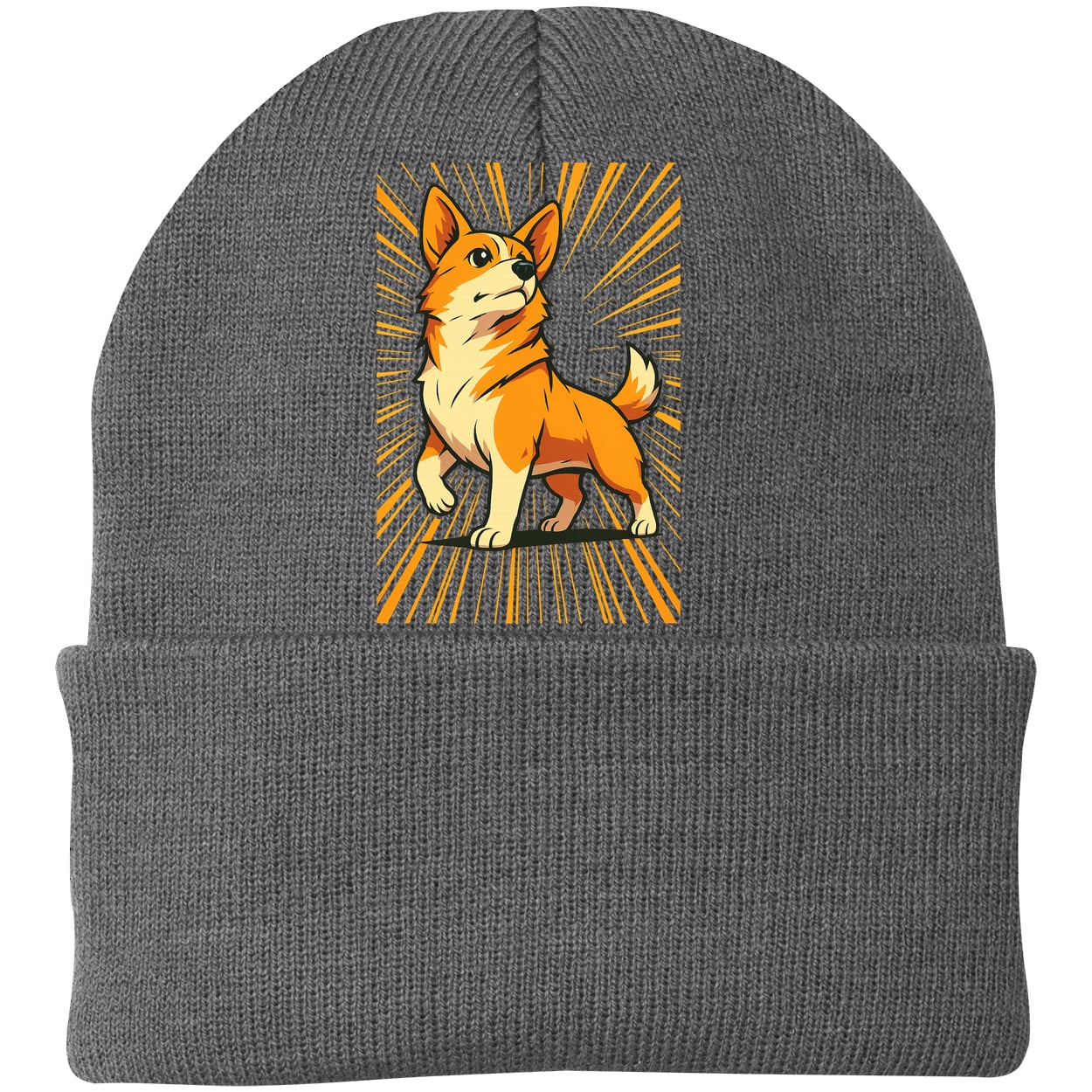 CP90 Port & Company Knit Beanie - Athletic Oxford
