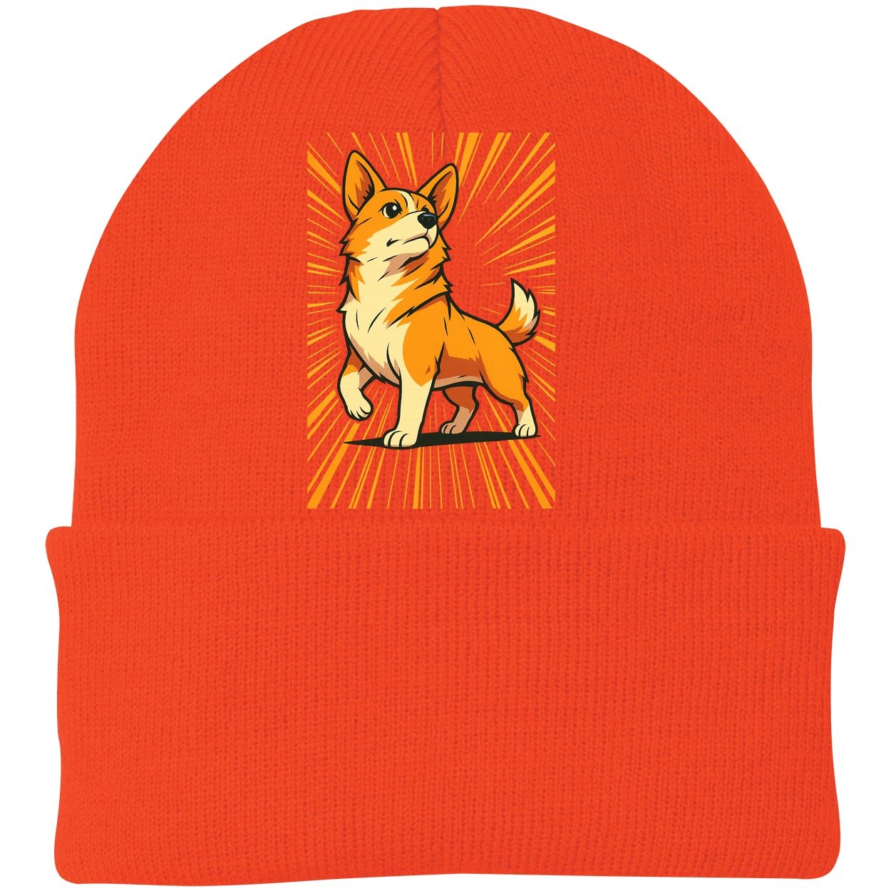 CP90 Port & Company Knit Beanie - Athletic Orange