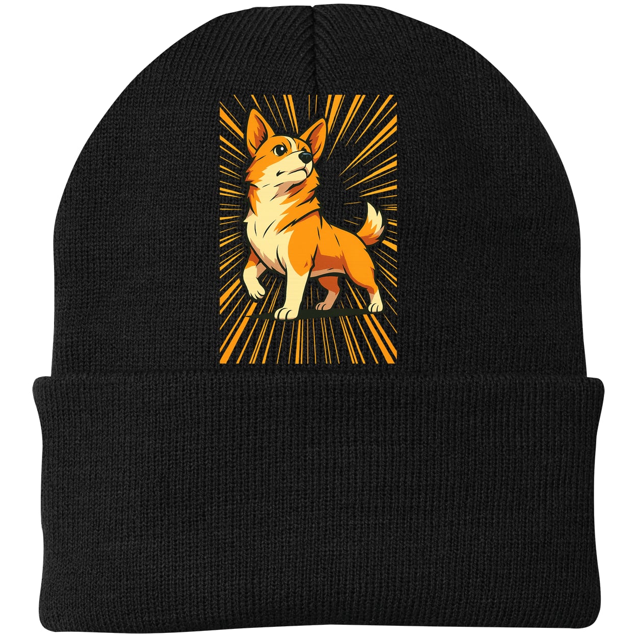 CP90 Port & Company Knit Beanie - Black
