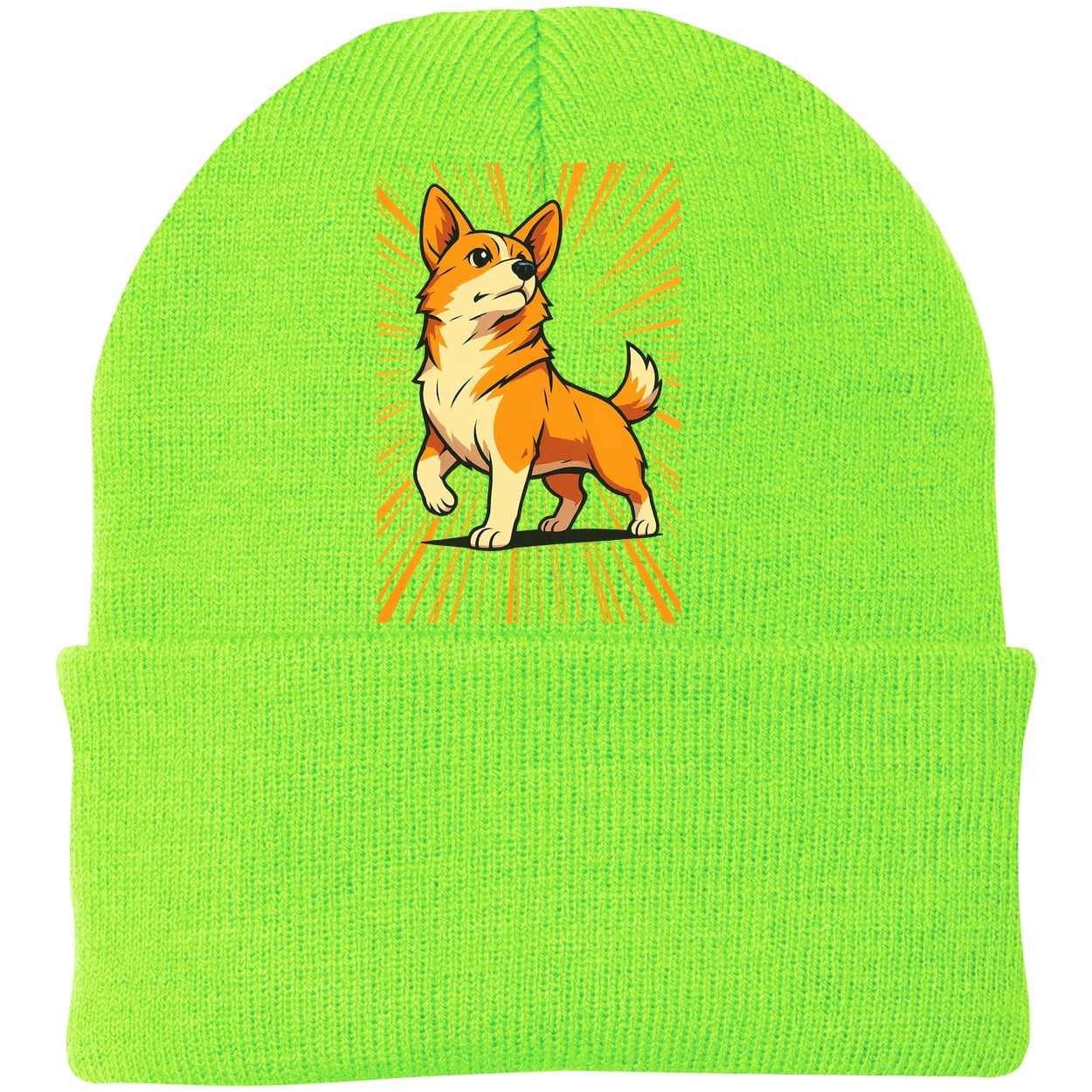 CP90 Port & Company Knit Beanie - Neon Green