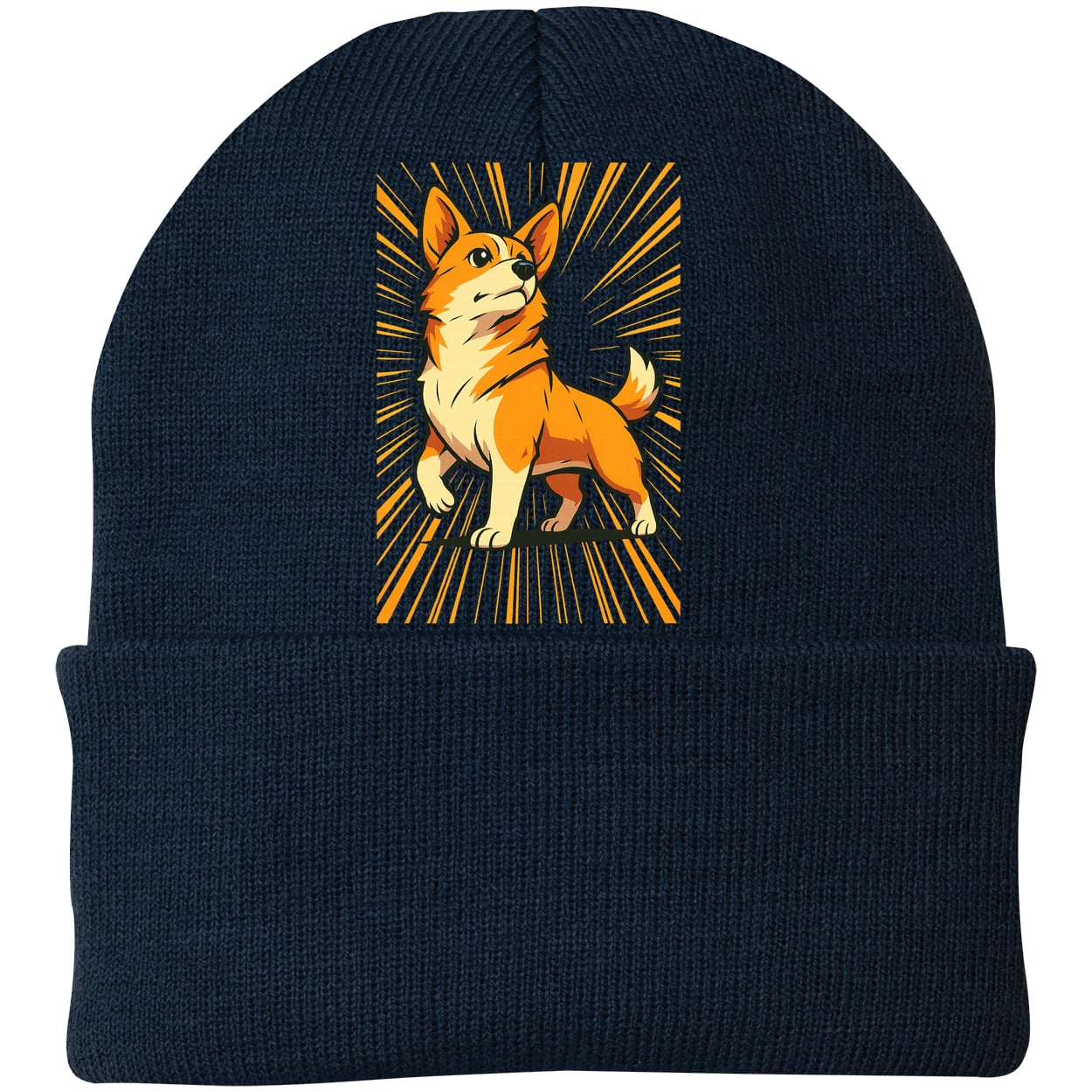 CP90 Port & Company Knit Beanie - Navy