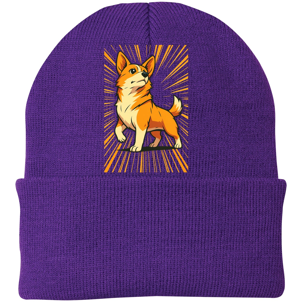 CP90 Port & Company Knit Beanie - Athletic Purple