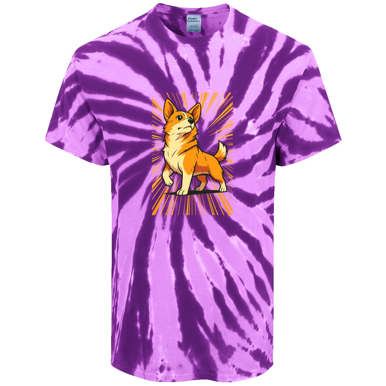 PC147 Port & Company Tie-Dye Tee - Purple