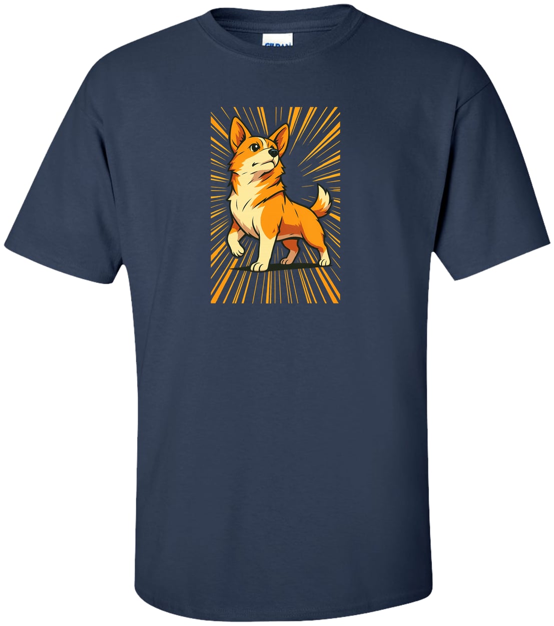 G200T Gildan Mens Tall Ultra Cotton Tee - Navy