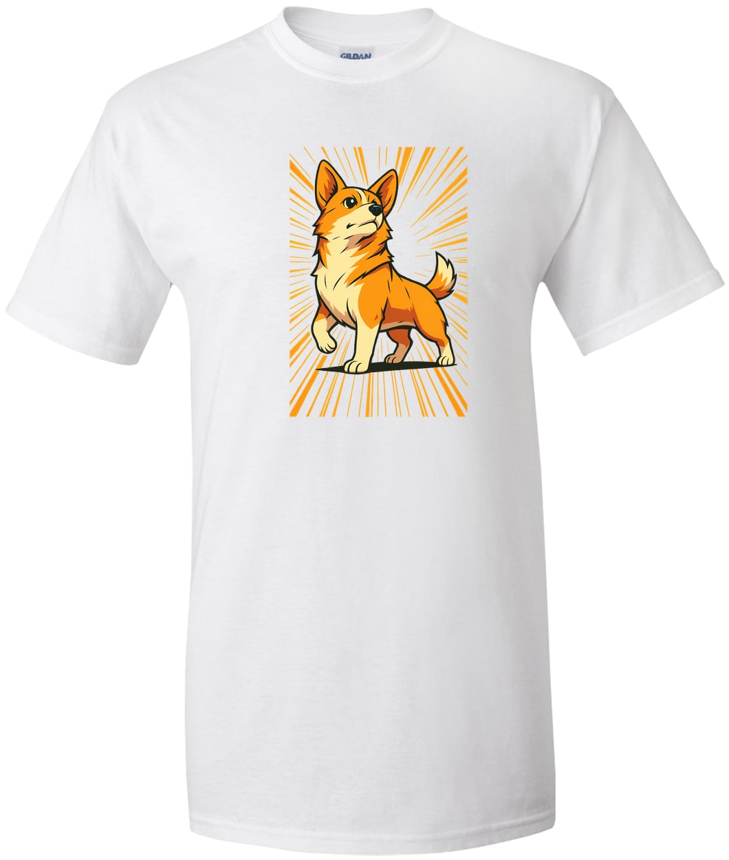 G200T Gildan Mens Tall Ultra Cotton Tee - White