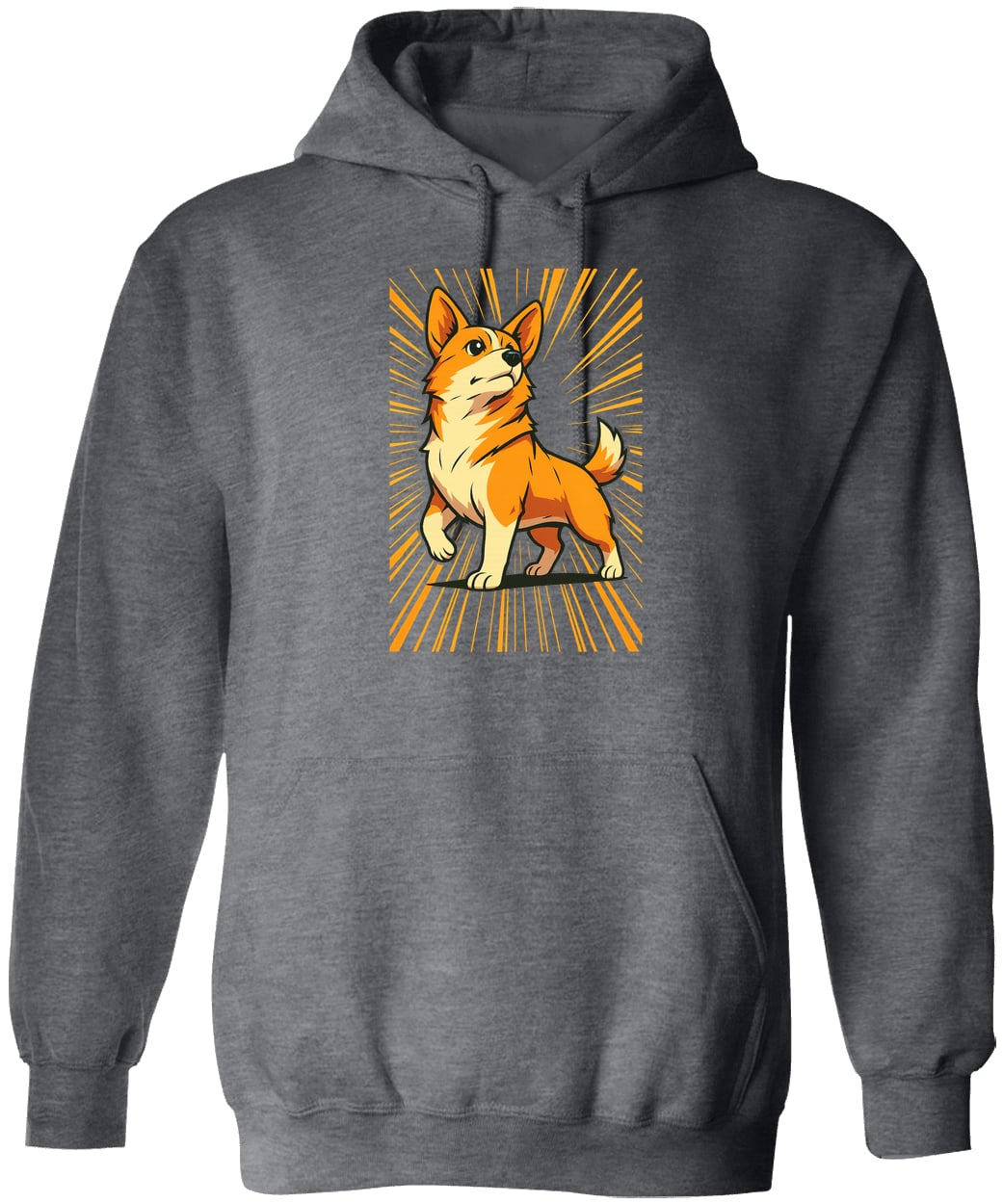 G185 Gildan Pullover Hoodie - Dark Heather