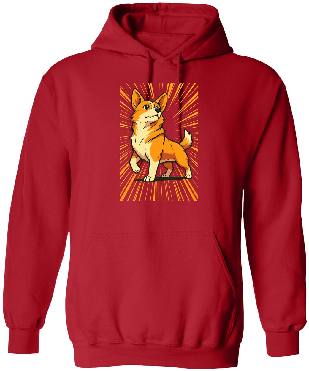 G185 Gildan Pullover Hoodie - Red