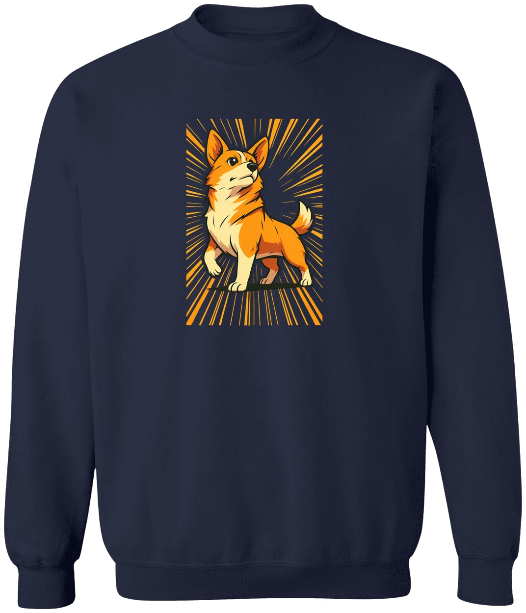 G180 Gildan Crewneck Pullover Sweatshirt - Navy