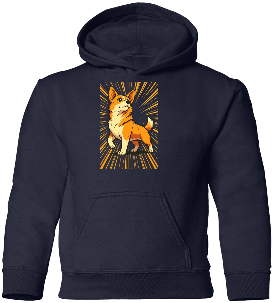 G185B Gildan Youth Pullover Hoodie - Navy
