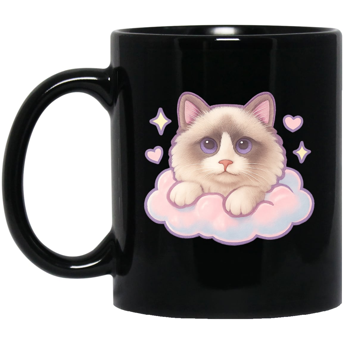 BM11OZ 11oz Black Mug Design Preview