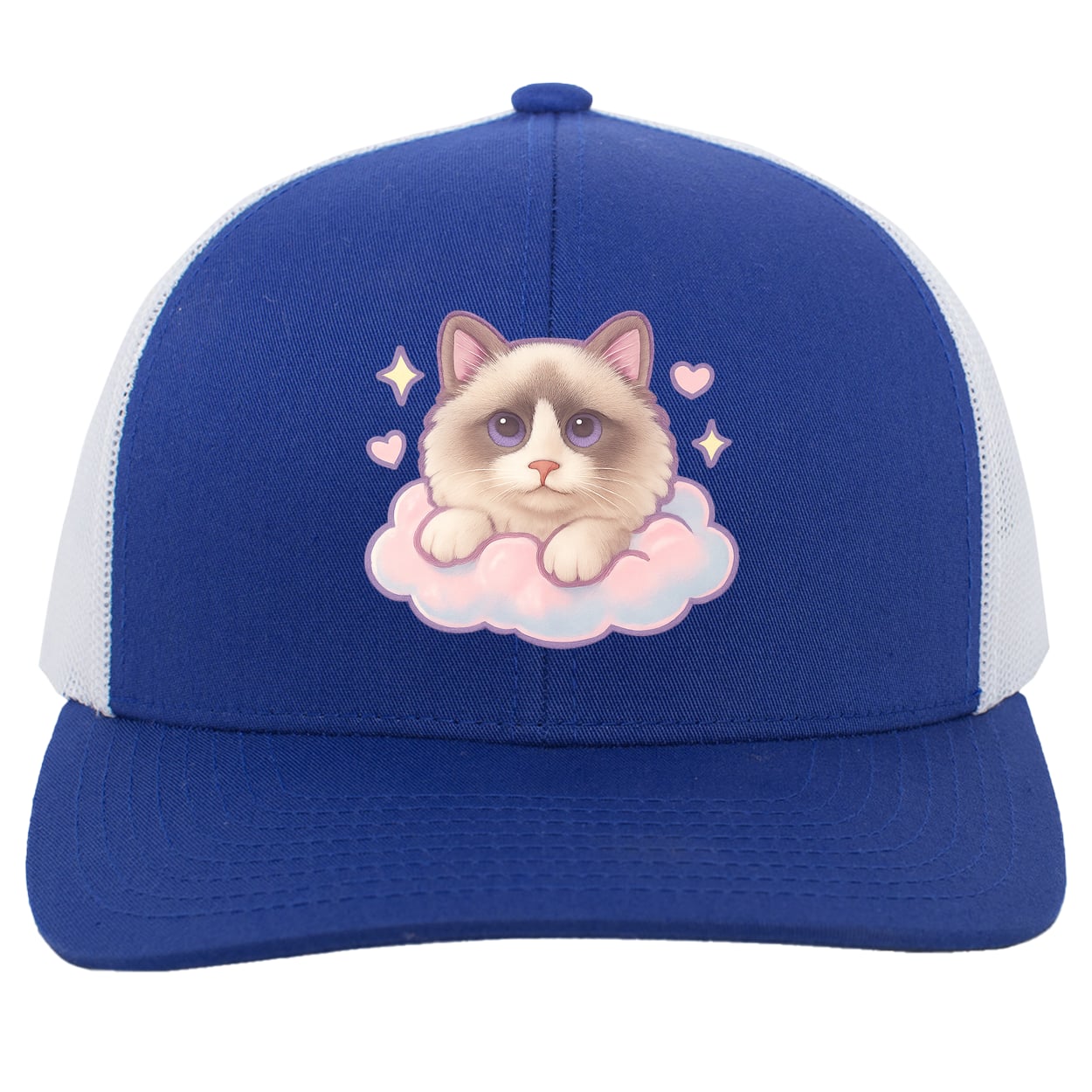 104C Trucker Snap Back - Royal/White