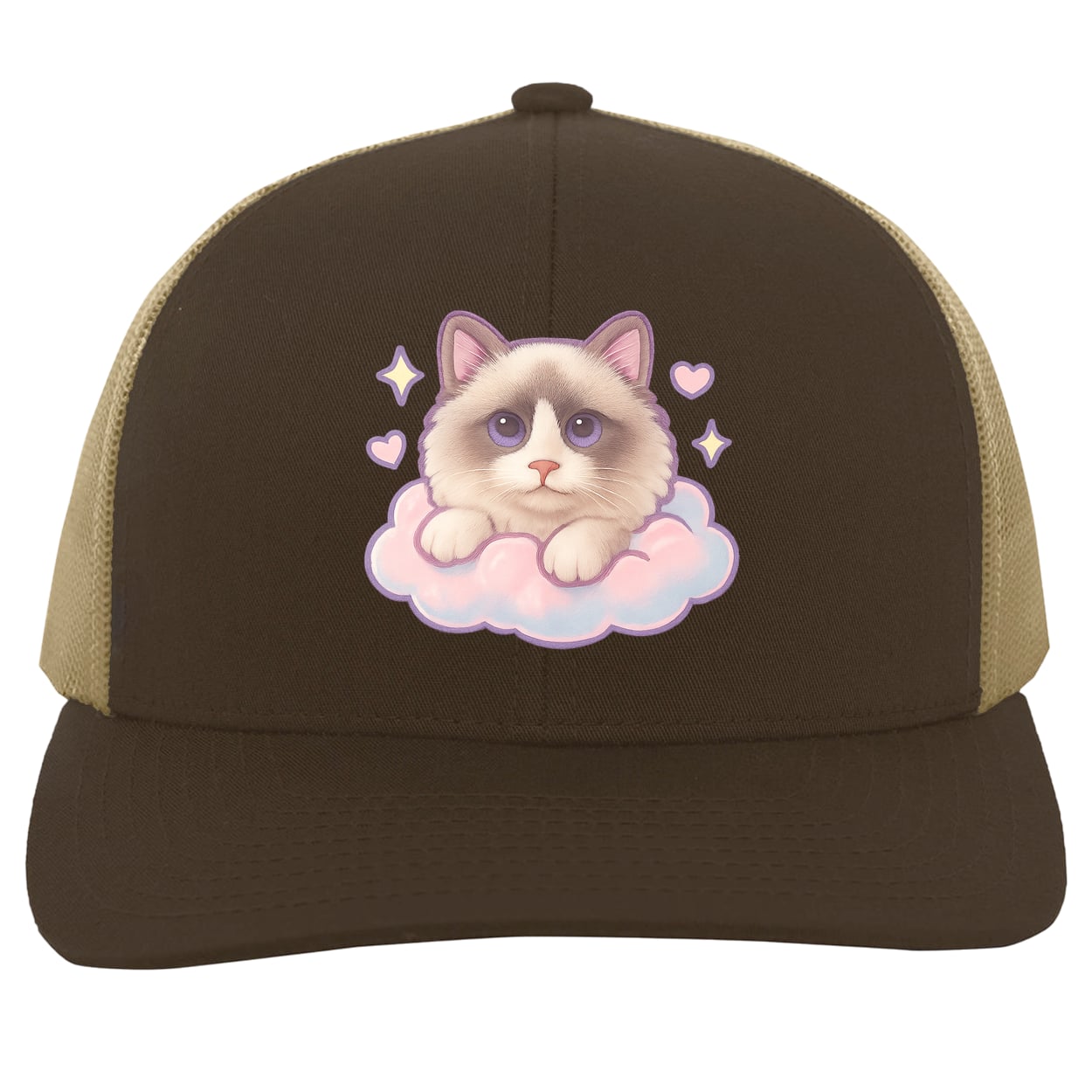 104C Trucker Snap Back - Brown/Khaki