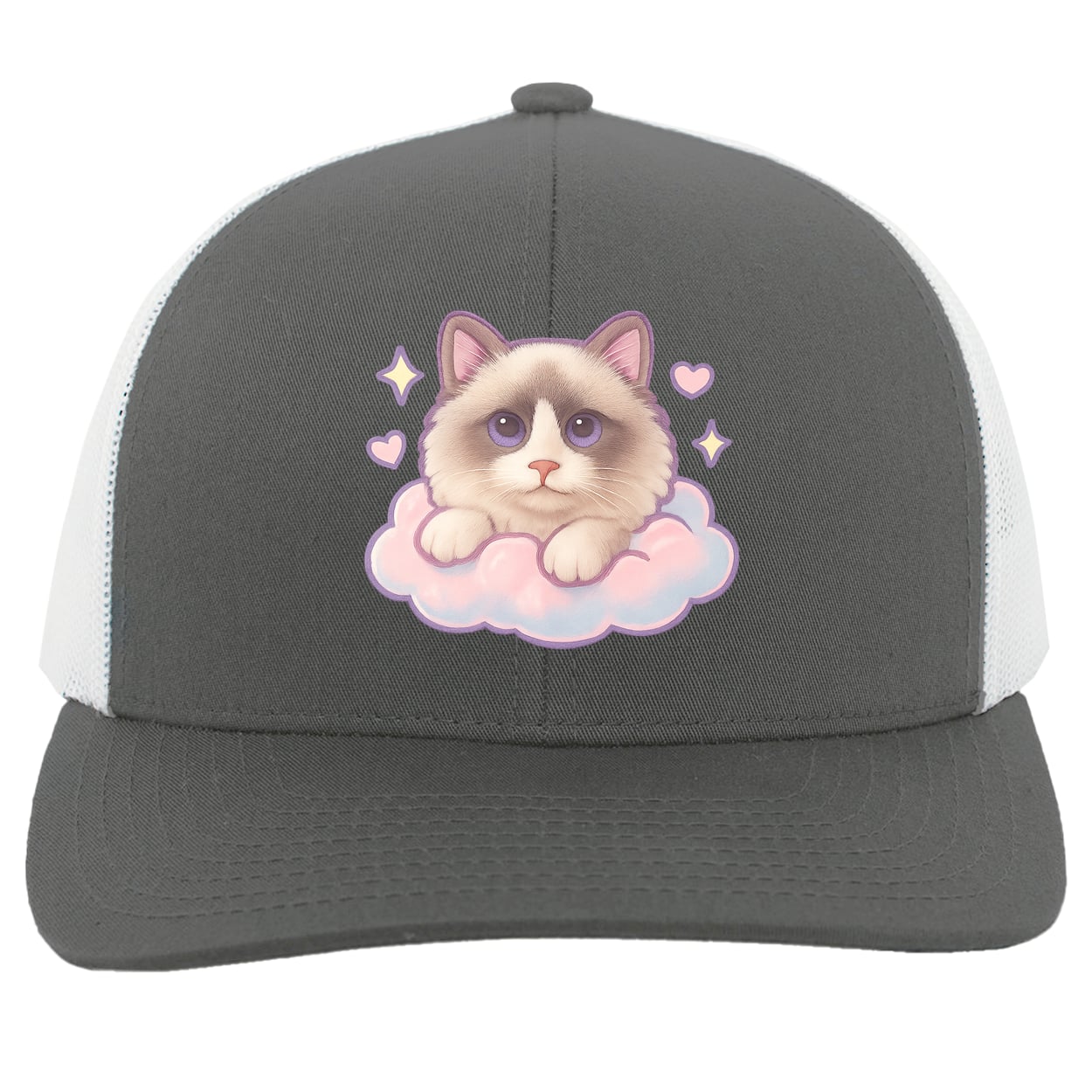 104C Trucker Snap Back - Graphite/White