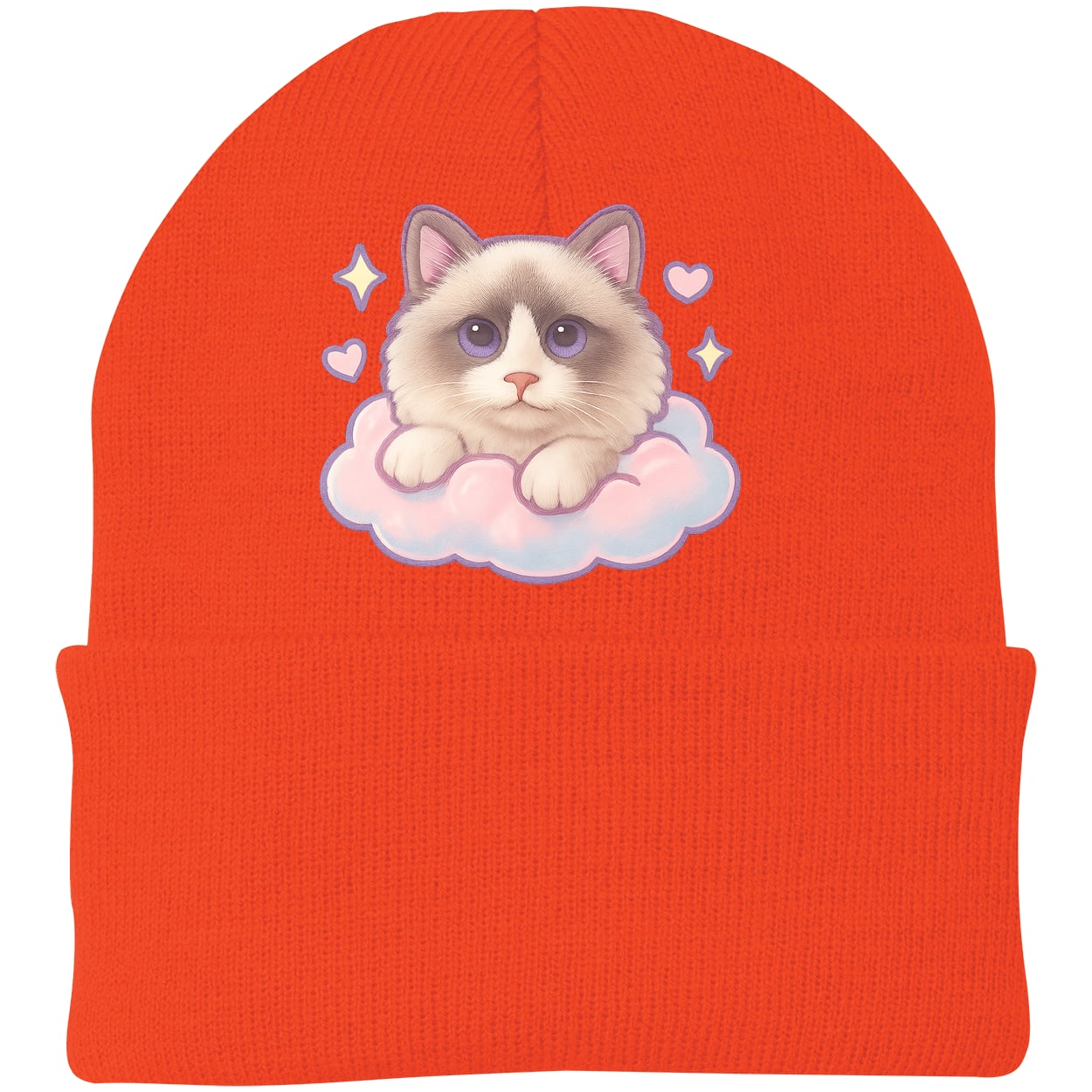 CP90 Port & Company Knit Beanie - Athletic Orange