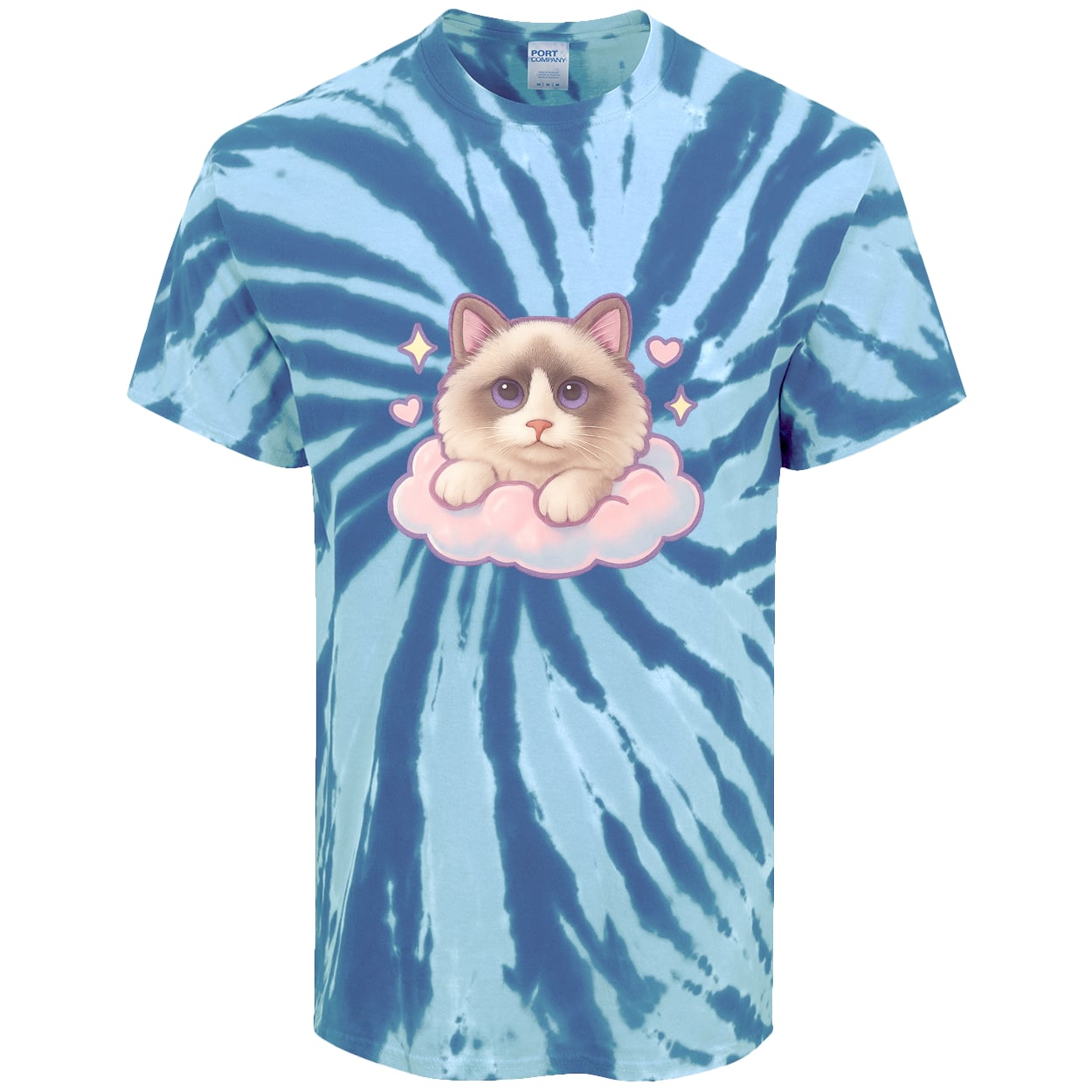 PC147 Port & Company Tie-Dye Tee - Royal