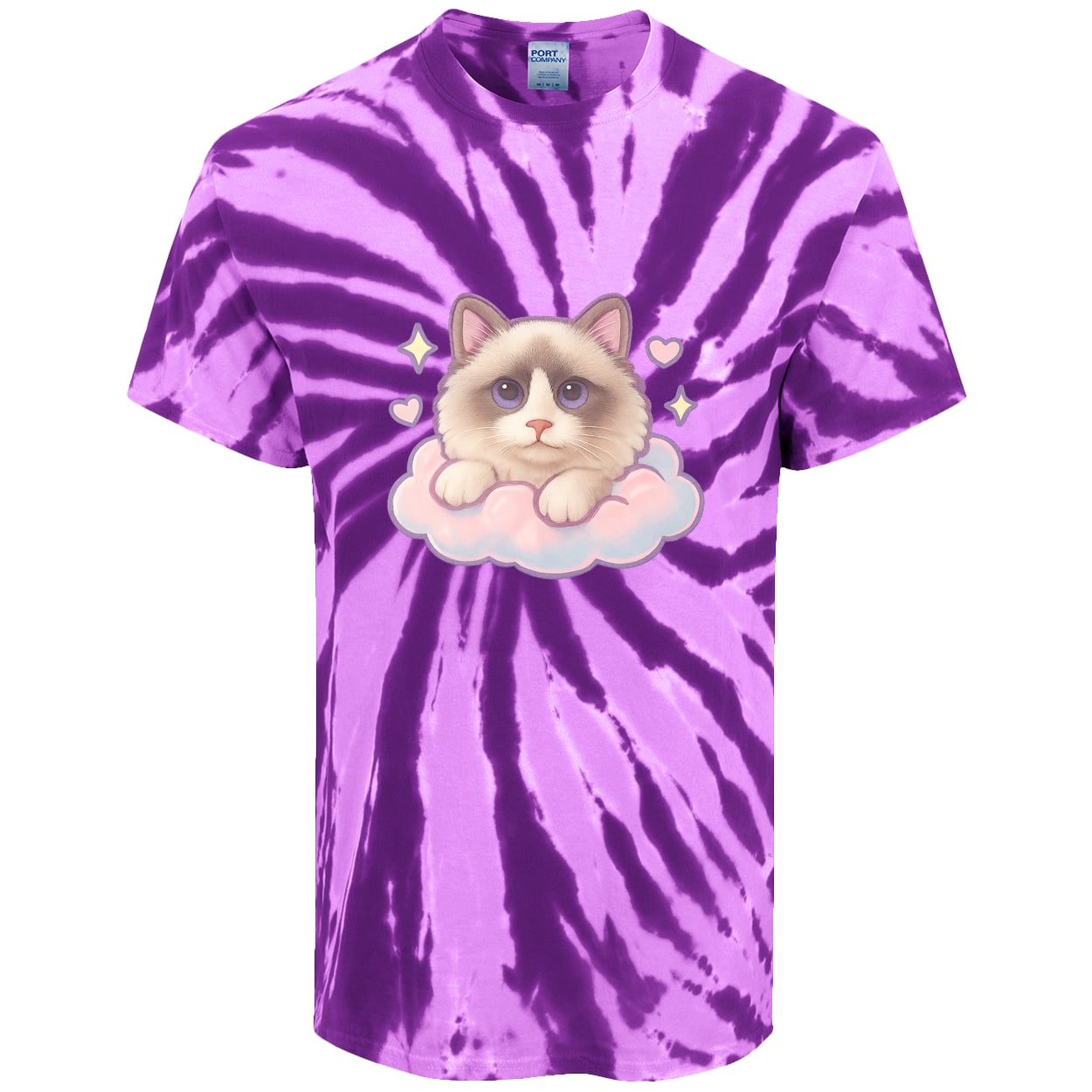 PC147 Port & Company Tie-Dye Tee - Purple