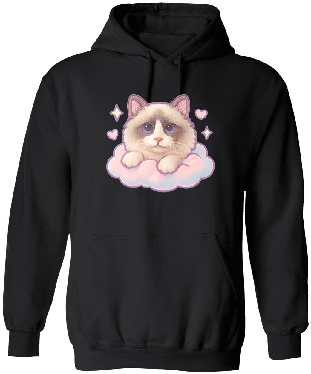 G185 Gildan Pullover Hoodie - Black