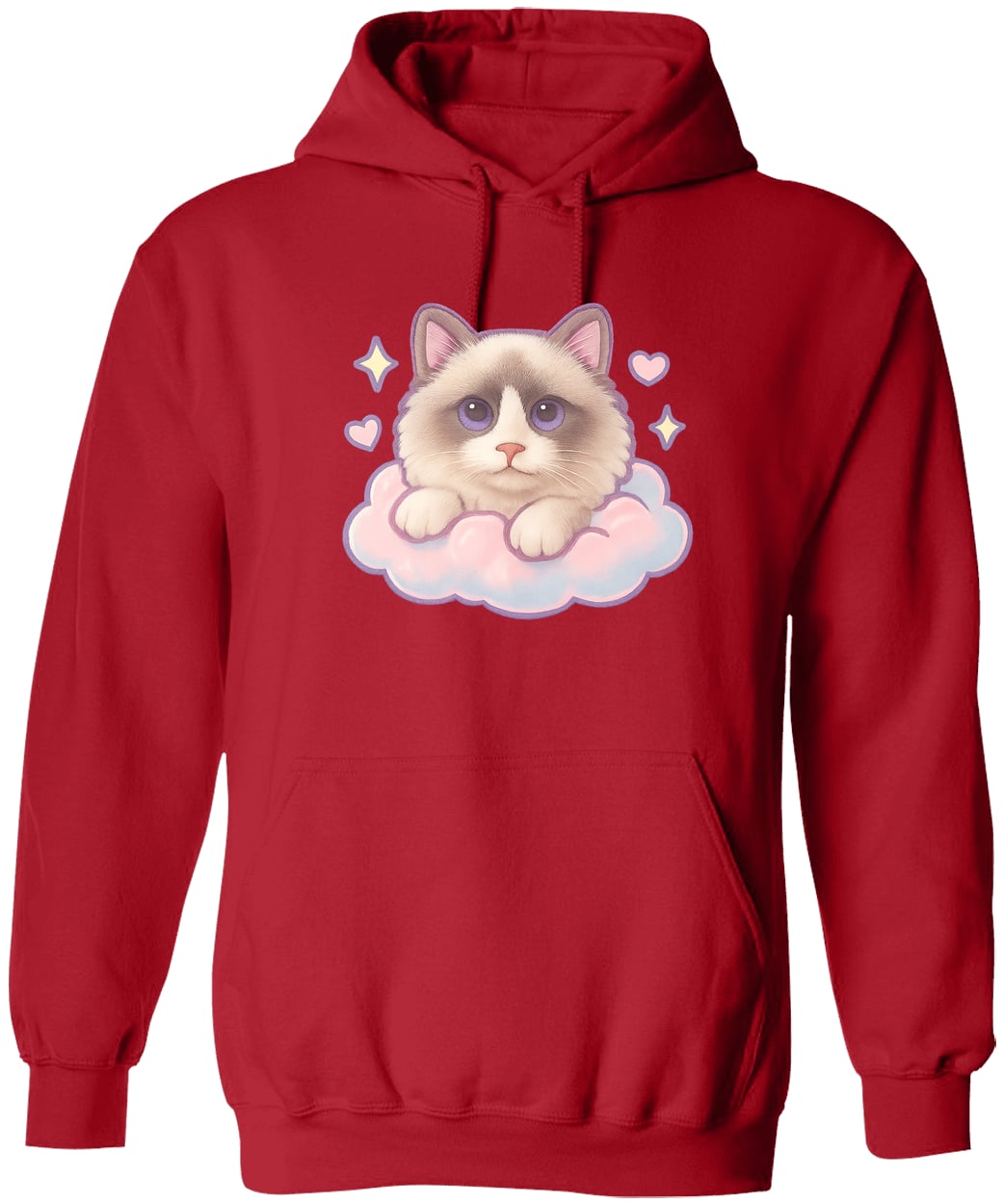 G185 Gildan Pullover Hoodie - Red