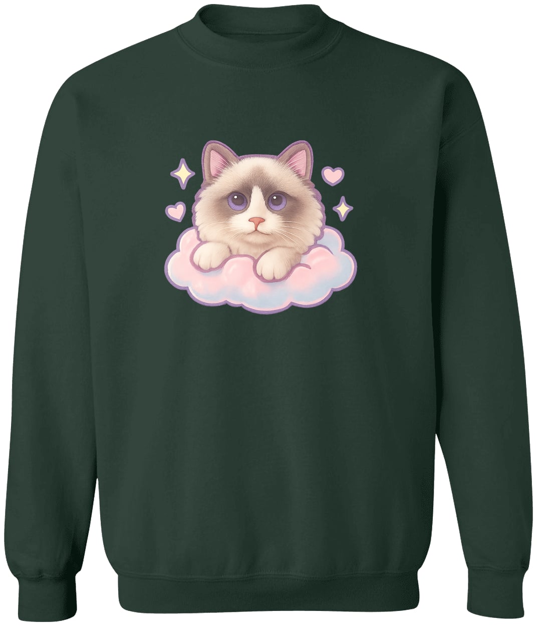 G180 Gildan Crewneck Pullover Sweatshirt - Forest Green