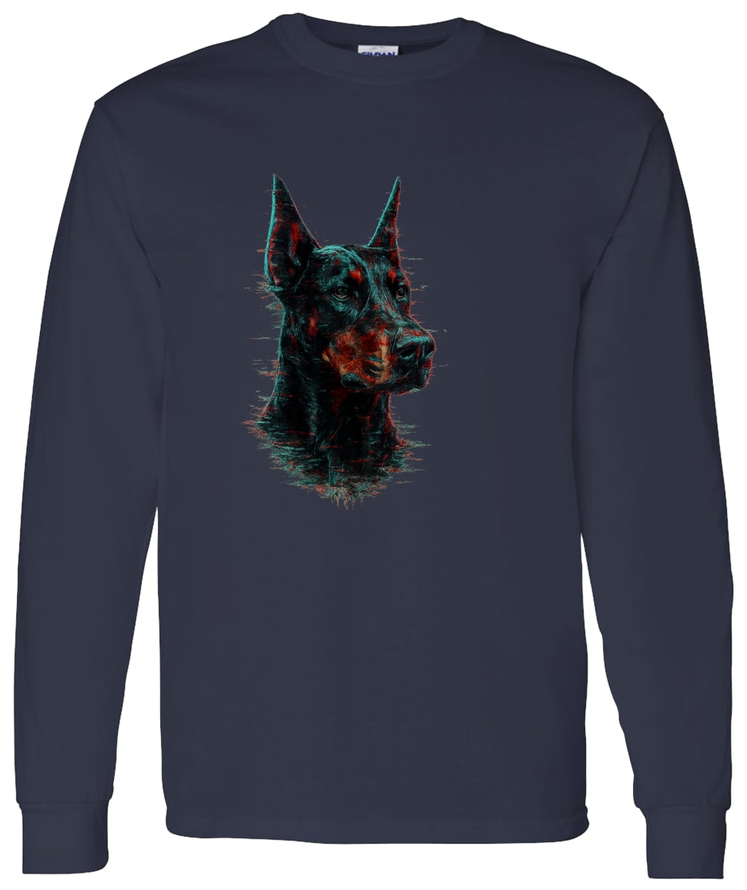 G540 LS T-Shirt 5.3 oz. - Navy