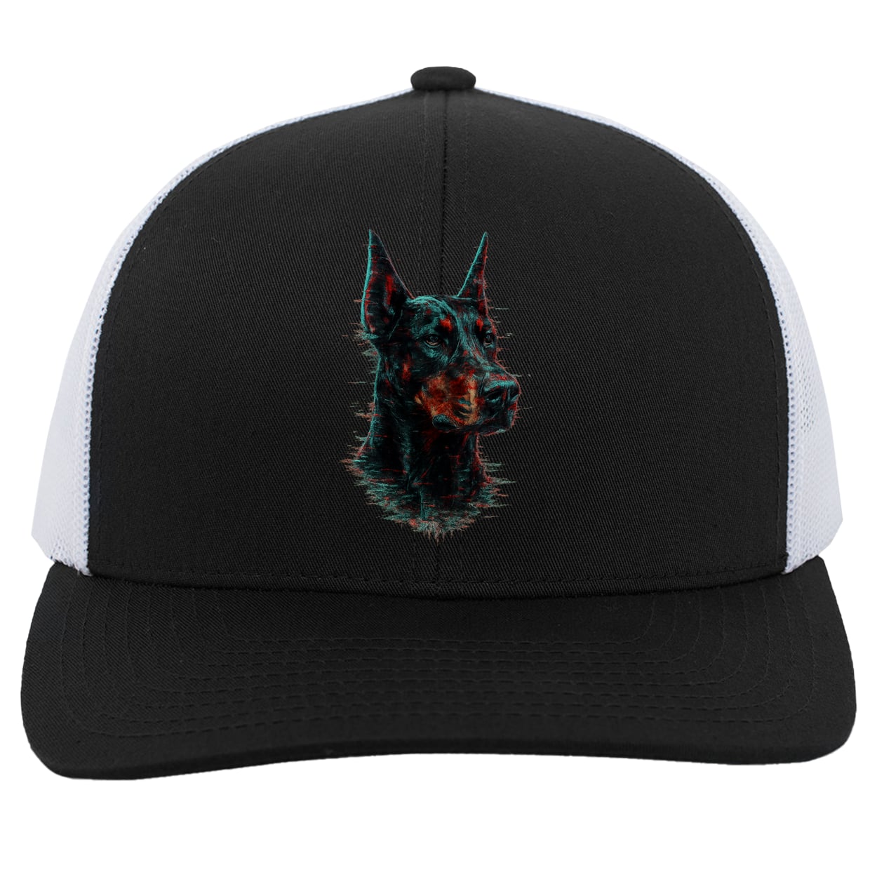 104C Trucker Snap Back - Black/White