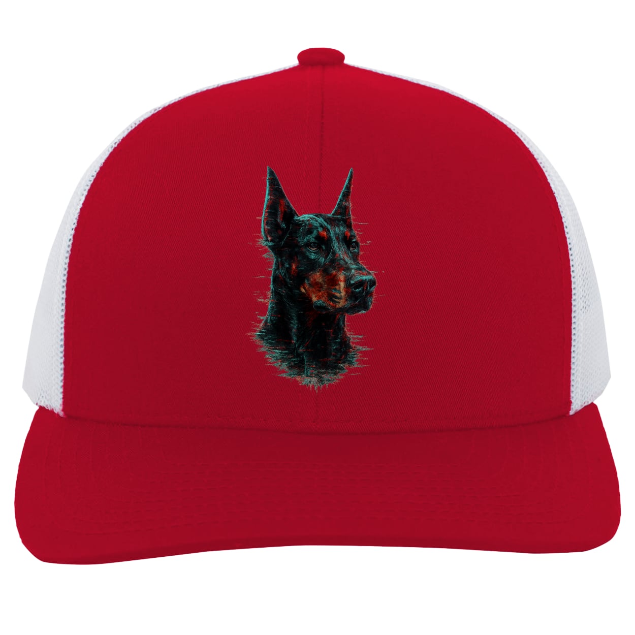 104C Trucker Snap Back - Red/White