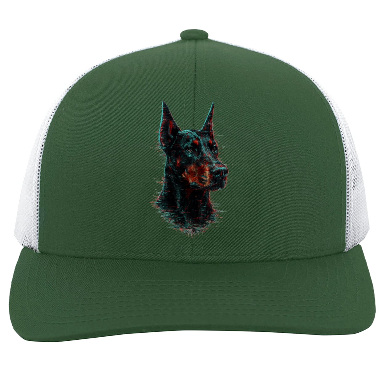 104C Trucker Snap Back - Dark Green/White