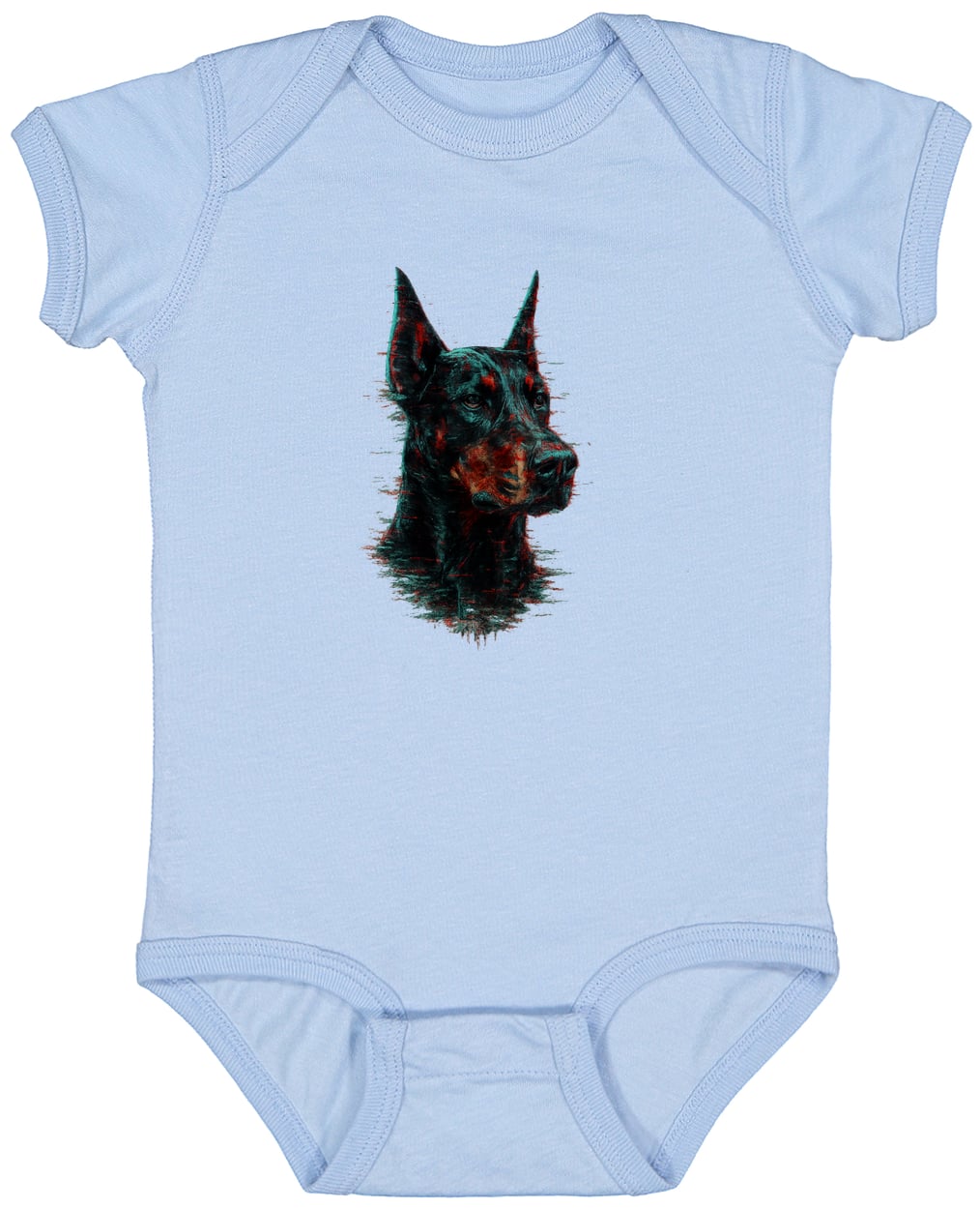 4424 Infant Fine Jersey Bodysuit - Light Blue