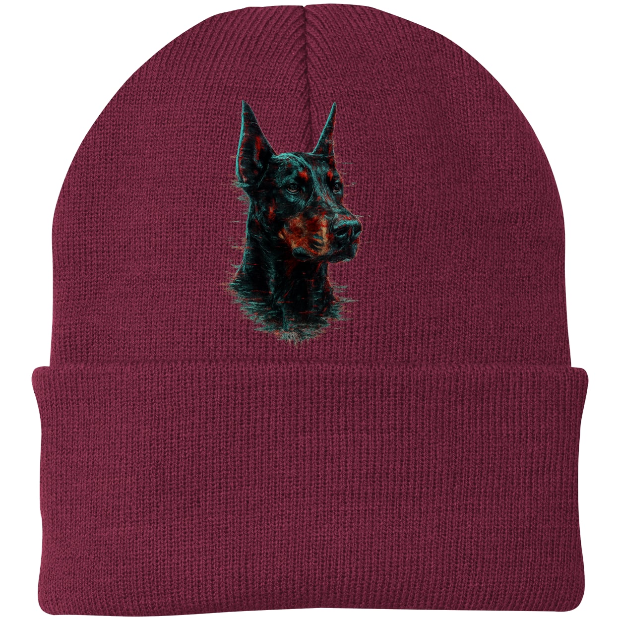 CP90 Port & Company Knit Beanie - Maroon