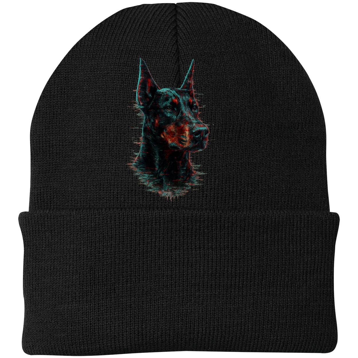 CP90 Port & Company Knit Beanie - Black
