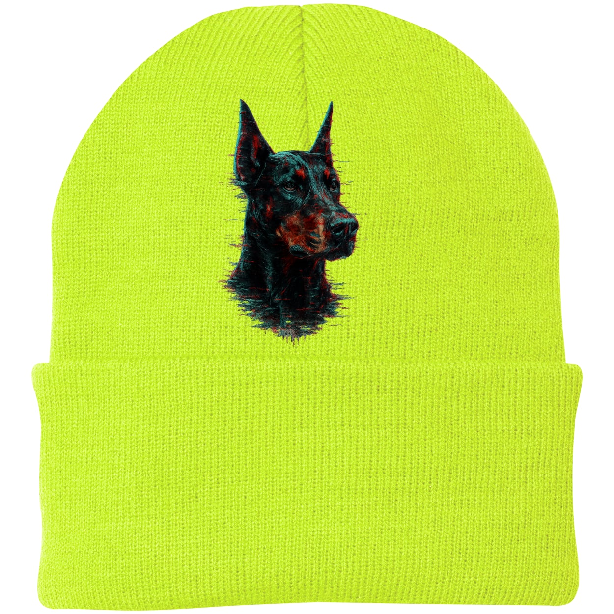 CP90 Port & Company Knit Beanie - Neon Yellow
