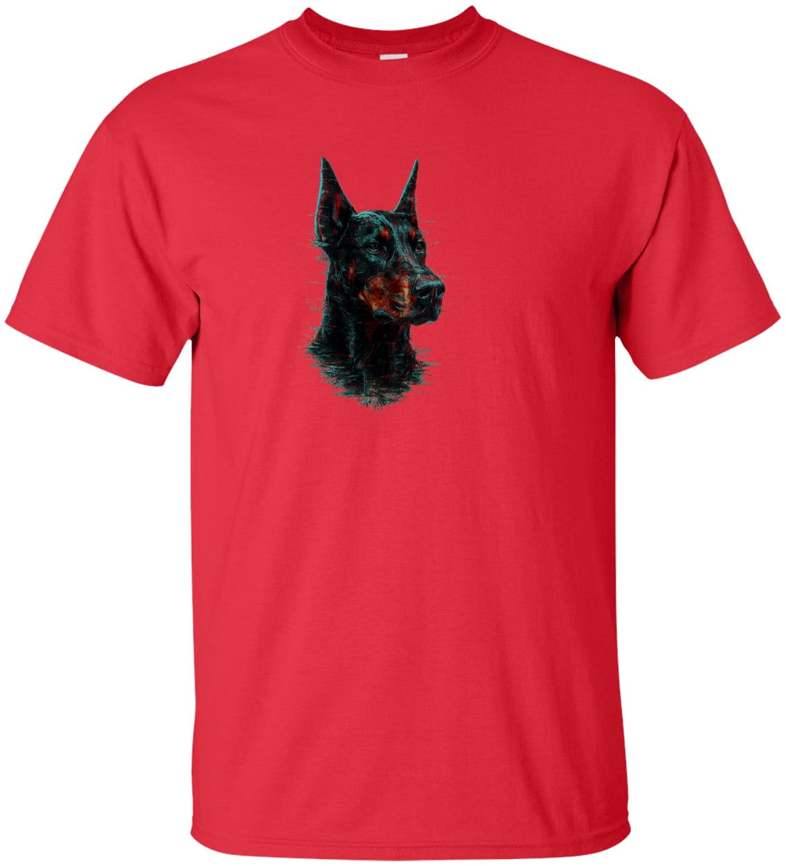 G200T Gildan Mens Tall Ultra Cotton Tee - Red