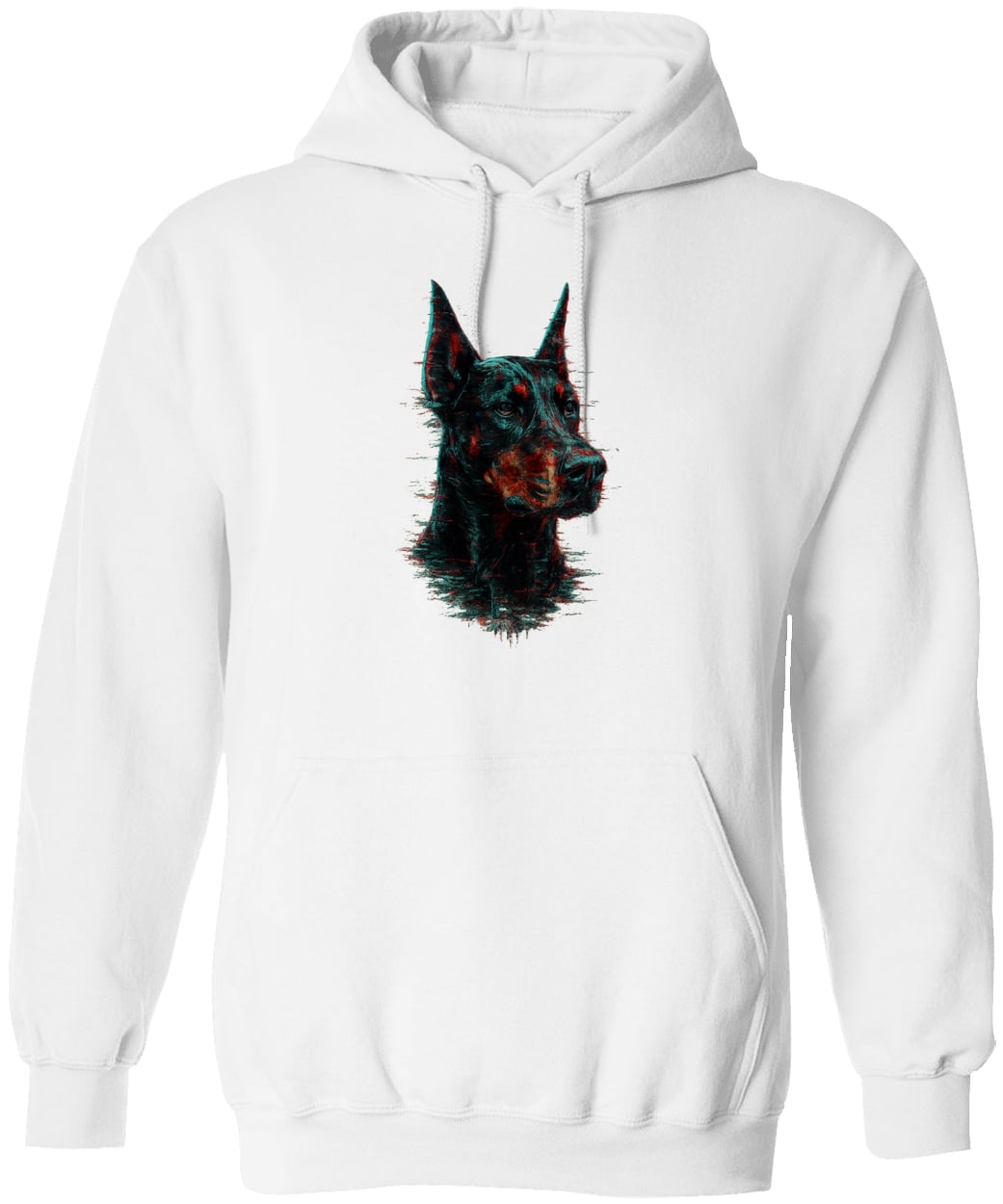 G185 Gildan Pullover Hoodie - White