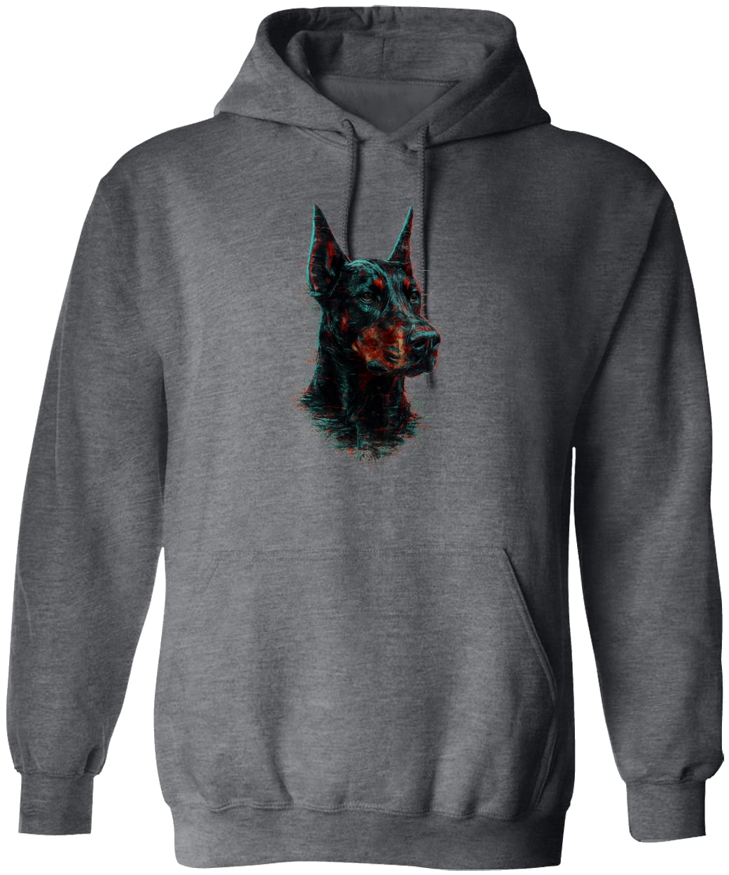 G185 Gildan Pullover Hoodie - Dark Heather