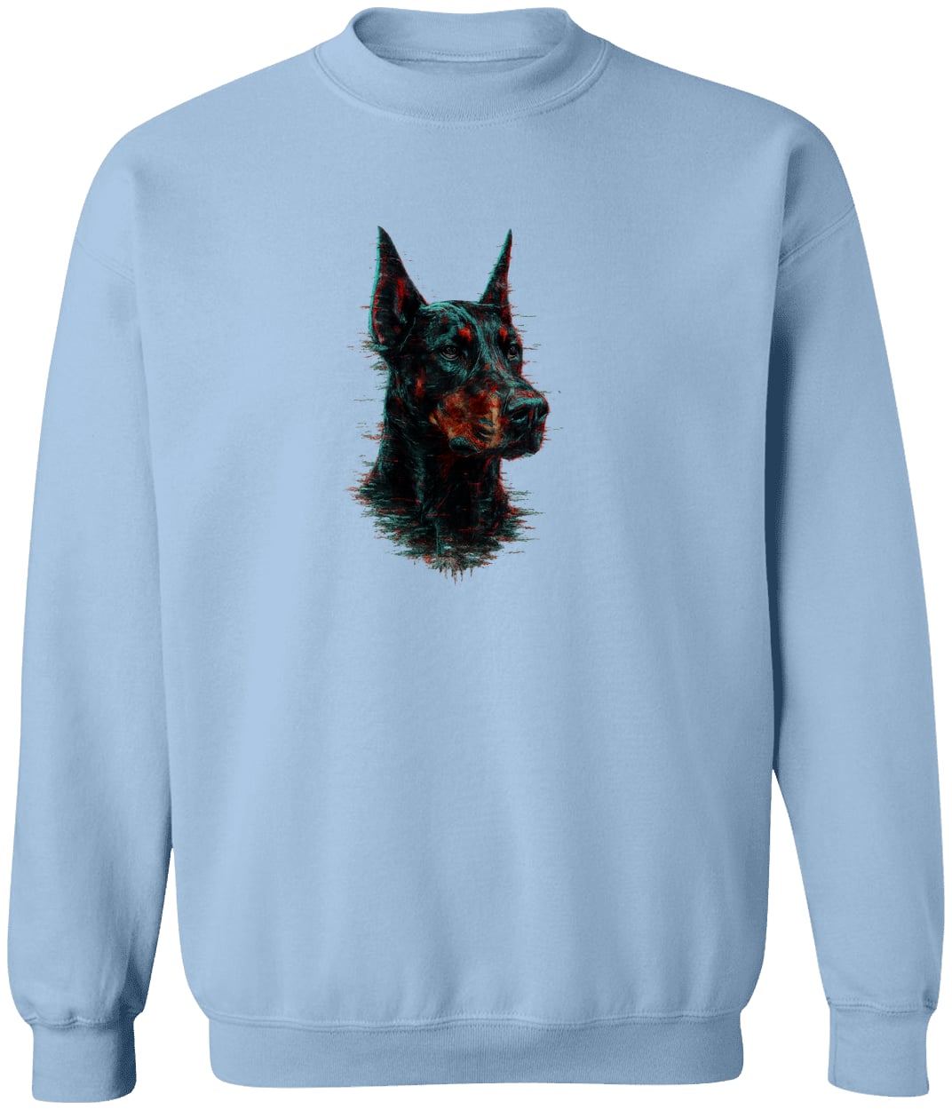 G180 Gildan Crewneck Pullover Sweatshirt - Light Blue