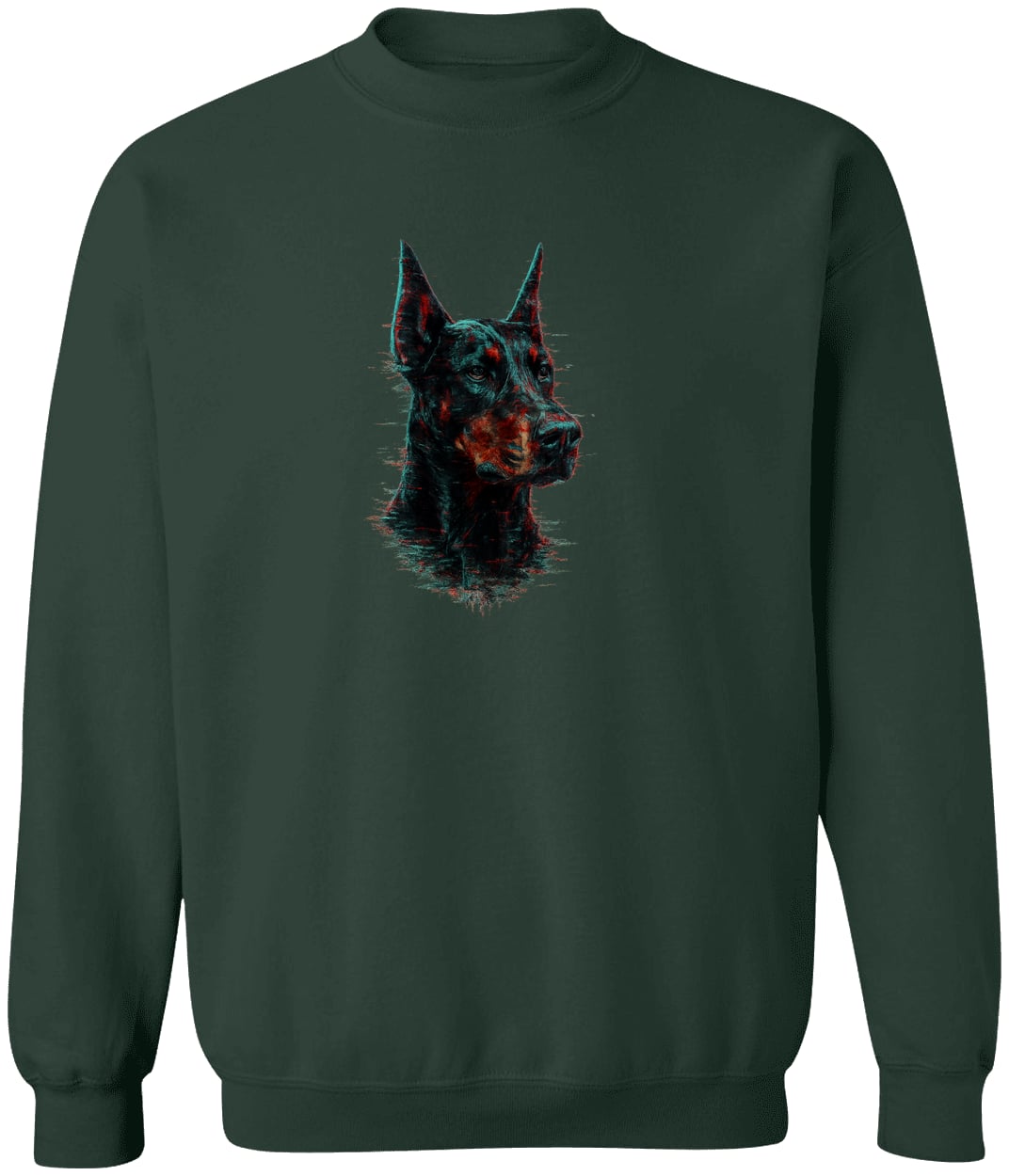G180 Gildan Crewneck Pullover Sweatshirt - Forest Green