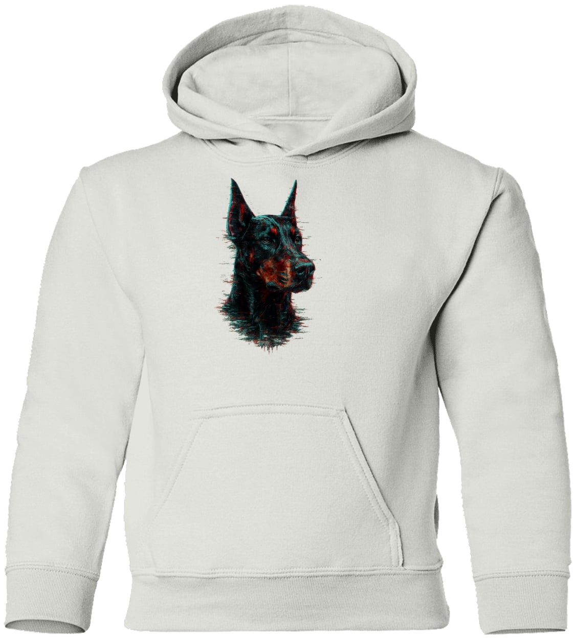 G185B Gildan Youth Pullover Hoodie - White