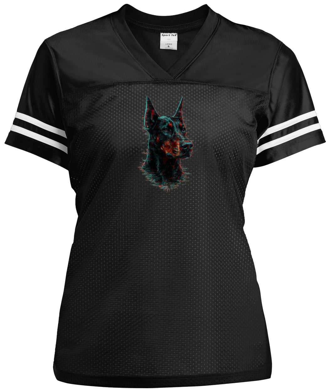 LST307 Sport-Tek Ladies' Replica Jersey - Black/White