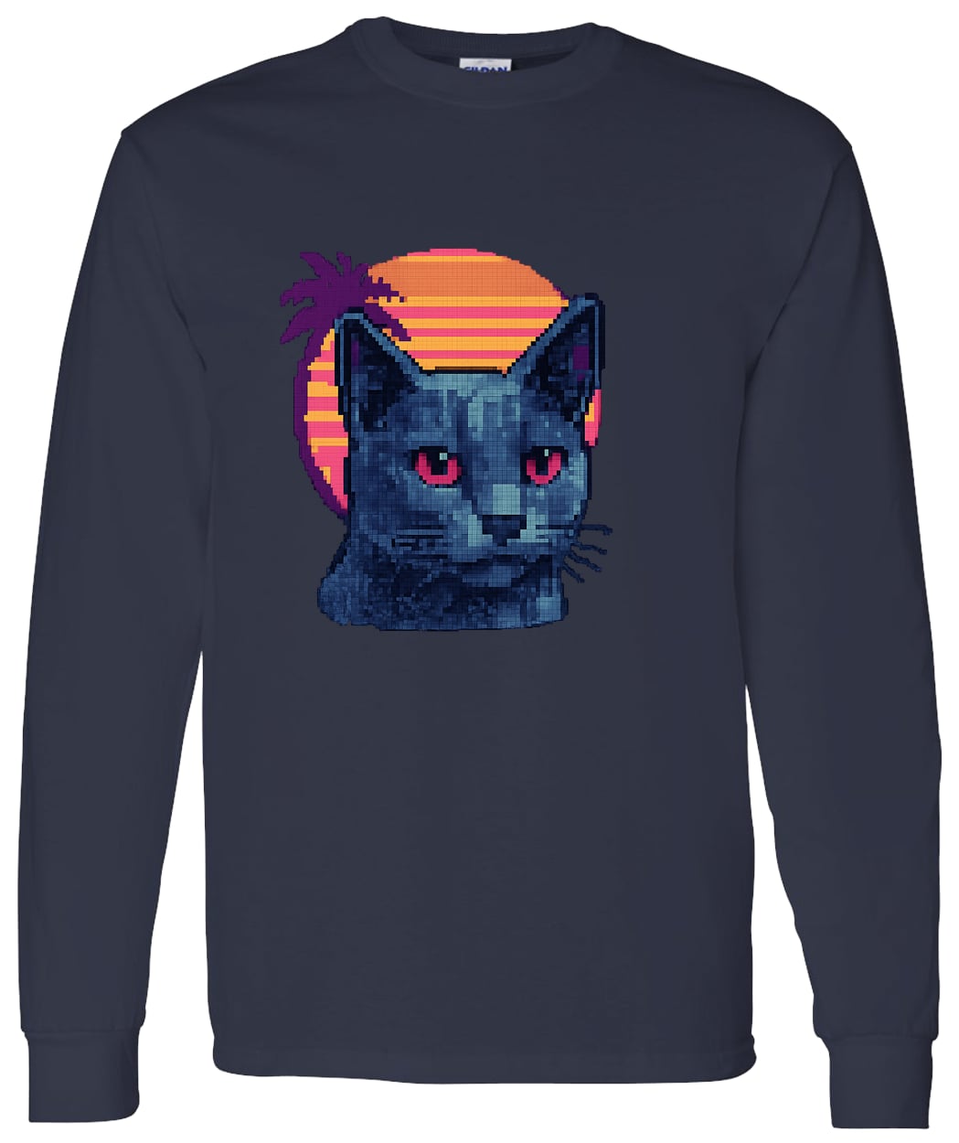 G540 LS T-Shirt 5.3 oz. - Navy